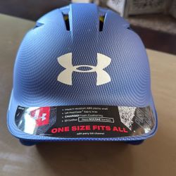 Under Armour Adult Baseball Batting Helmet OSFA 61/2-71/2 Blue Padded UABH2-100