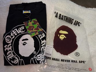 Chrome hearts bape shirt