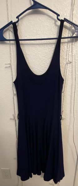 Navy Blue Short Tank Top Dress 