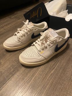 Jordan x Union Low-Top Sneakers Cream Navy