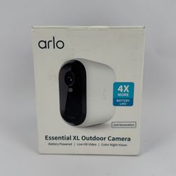 New Arlo Essential XL 2nd Gen Battery Powered Outdoor Camera VMC2052