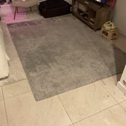 Large Gray Area Rug (67” x 96”) – Soft & Modern