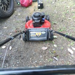 Mower Runs  