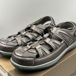 NEW Orthofeet women’s Verona Closed-Toe Fisherman Sandals size 9.5 wide NIB