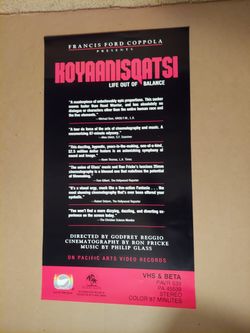 1980s Videocassette Release Poster