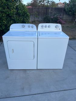 Whirlpool Washer and Dryer gas heavy duty super capacity good condition delivery and installation available