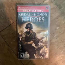 PSP METAL  Of  Honor Heroes 