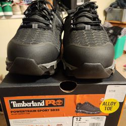 TIMBERLAND PRO POWERTRAIN Sport sd35 alloy Toe Work- Size 12