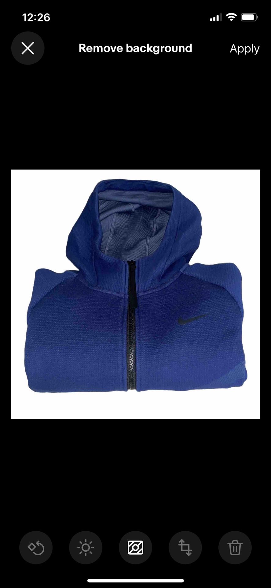 Nike Sportswear Tech Fleece Windrunner Full-Zip Hoodie Size S Vintage /07