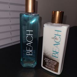 8 FL OZ Bath and Body Works 24hr Moisture Lotion and  Fragrance Mist Set