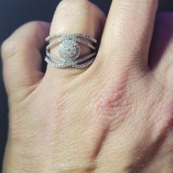Silver With Real Diamonds 