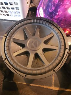 15" cvx kicker  (blown for parts)for sale or trade