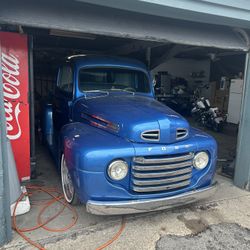 Ford 1950 F100.  Blue