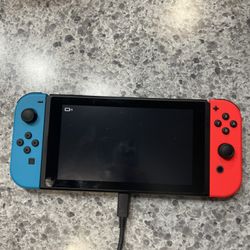 Nintendo Switch 32GB Gray Console with Neon Red and Neon Blue Joy-Con