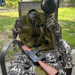 Child Soldier Halloween Costume Size Small