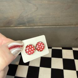 Heart Stud Earrings