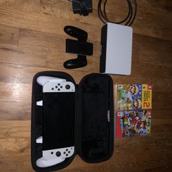 Nintendo Switch Oled And Wii With Preloaded Games