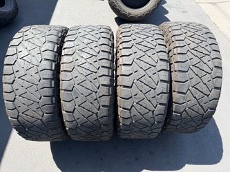 (4) 37x12.50R20 Nitto Ridge Grappler