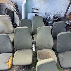 8 x Humvee Military OEM Seats For Sale As A Lot