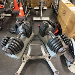 Bowflex Adjustable Dumbbells With stand