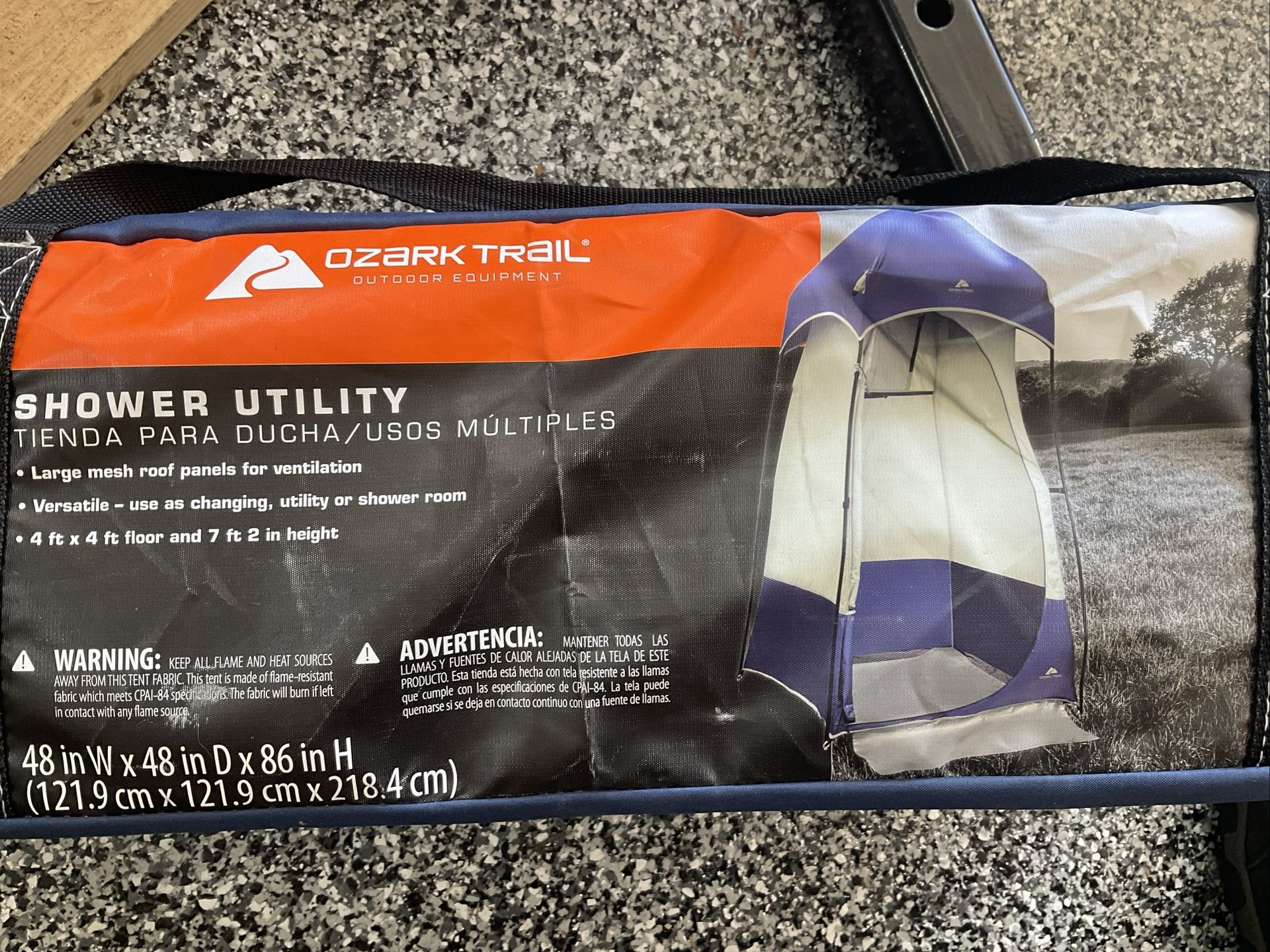 Ozark Trail 4x4 Utility Shower Tent NEW
