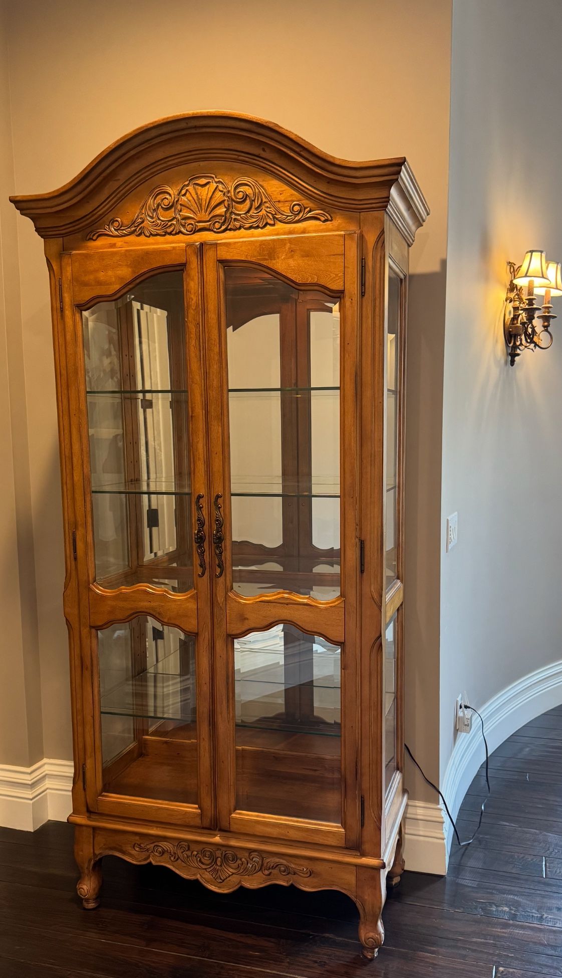 Glass Shelves Cabinet