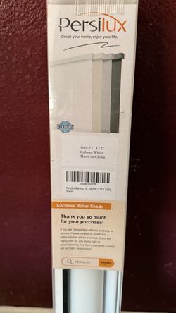 Persilux 22”x72” blackout blind