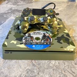 Ps4 Slim 1TB Military Green Camo