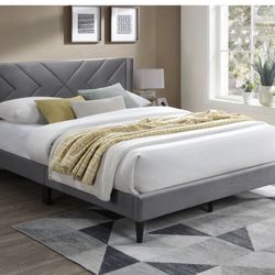 New King Size Bed With Mattress And Free Delivery 