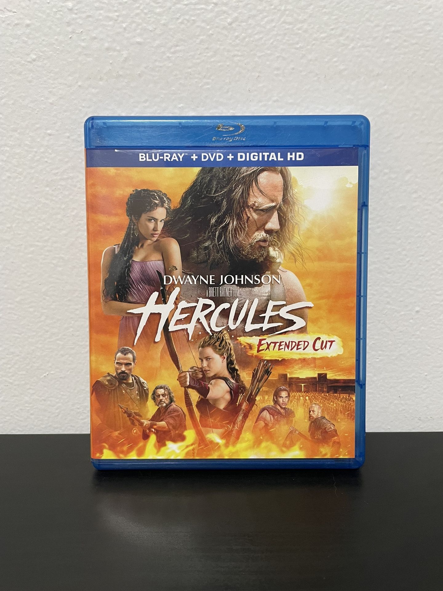 Hercules Extended Cut Blu-Ray DVD Combo Dwayne Rock Johnson Unrated 2014