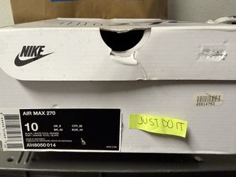 Nike air max 270 size 10