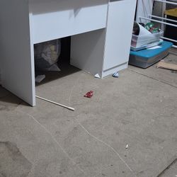 White Small Desk.