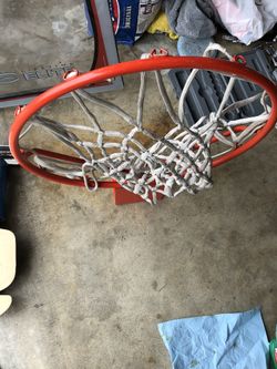 Basket ball hoop and extra mount handware