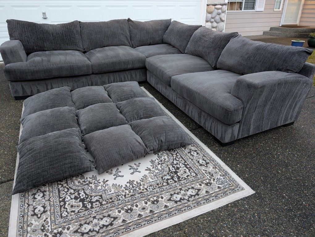 Grey Sectional Sofa Delivery Available π