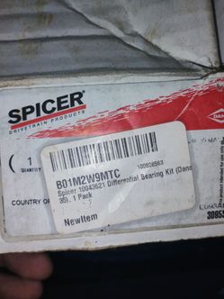 Spicer bearing kit