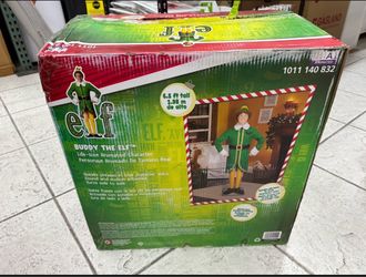 6.5 Ft Animated Buddy the Elf Christmas Animatronic Prop