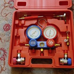 Car AC Charging guage And Hose Complete System