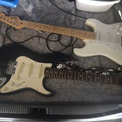 Old Bullet VS Newish Strat Squier Guitar Pro fret-level setup Spa perfect 30 difference