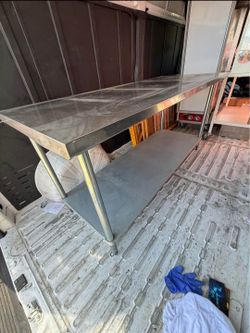 72” x 30” Stainless Steel Commercial Work Table – Heavy Duty