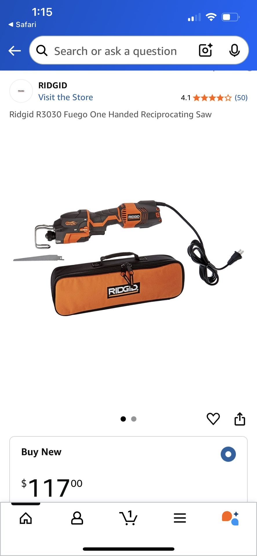 Ridgid Saw