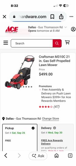 Craftsman M310C 21-in Gas Self-Propelled Lawn Mower