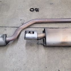 Exhaust Pipe And Muffler Honda Civic Si