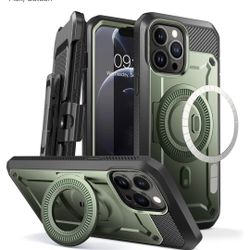 **Sale.!!**Heavy Duty Unicorn Beetle Phone Case,Green-New