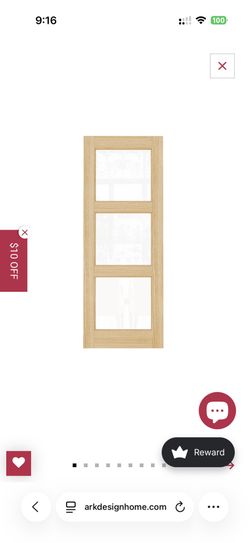 Ark design Front Door With Glass