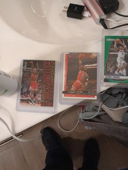Michael Jordan And Anthony Edwards Cards