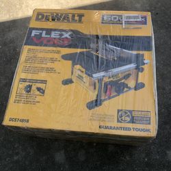 New Dewalt Flexvolt Table Saw 