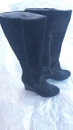 Genuine Leather upper, linened inside 7 1/2 Black New