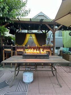 Patio table with Firepit