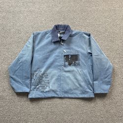Enfants Riches Washed Distressed Denim Jacket