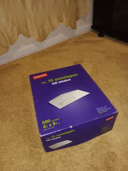 500ct Envelopes No.10 With Left Window